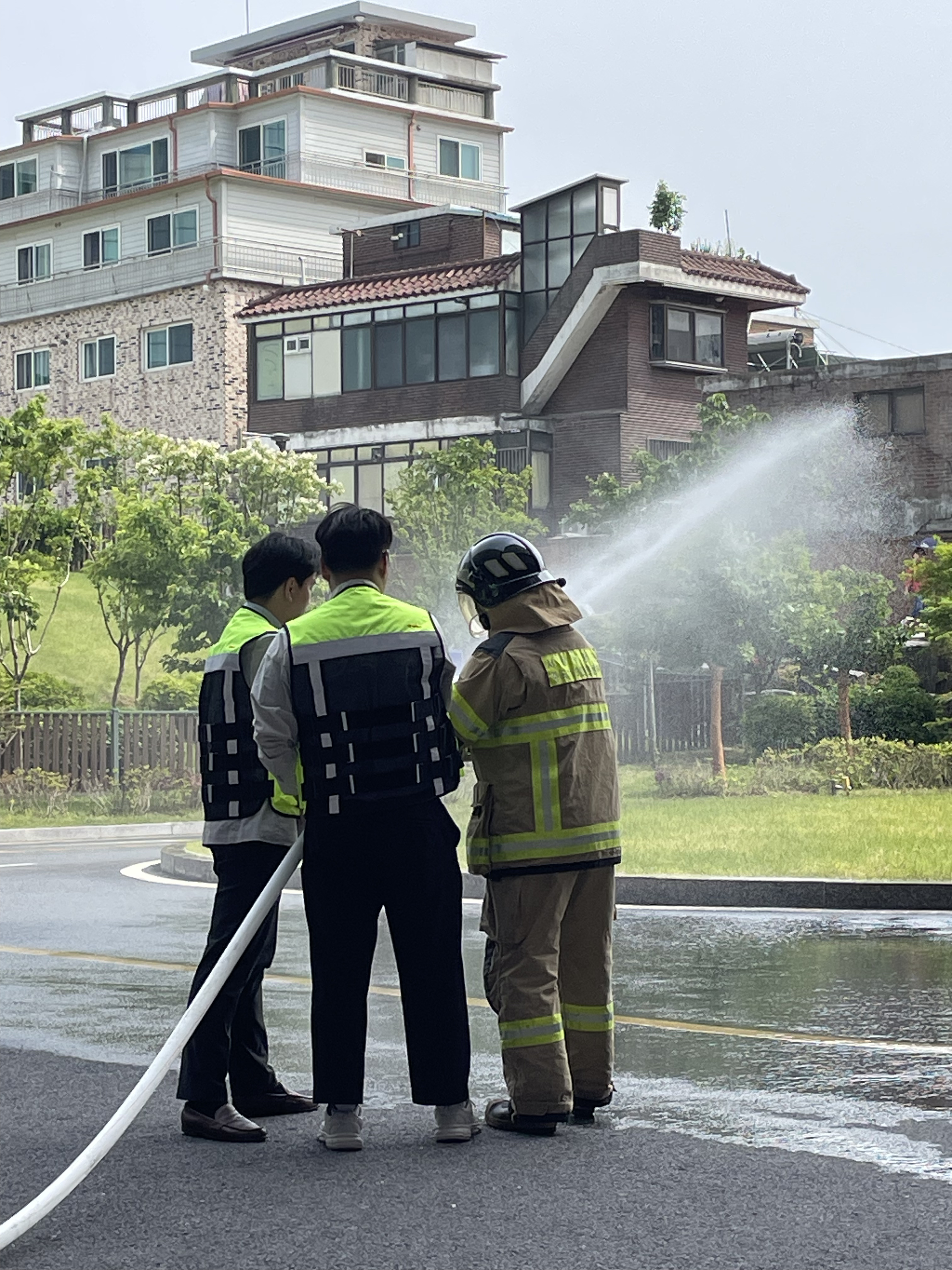 2025년 보건복지행정타운 합동 재난대피 및 소방훈련 참여(25. 5. 14.) 사진2